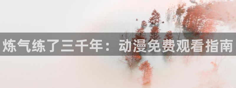 风车风车动漫：炼气练了三千年：动漫免费观看指南