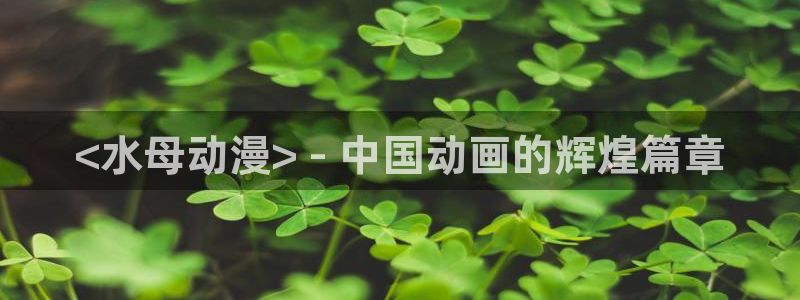 风车动漫dm350：<水母动漫> - 中国动画的辉煌篇章